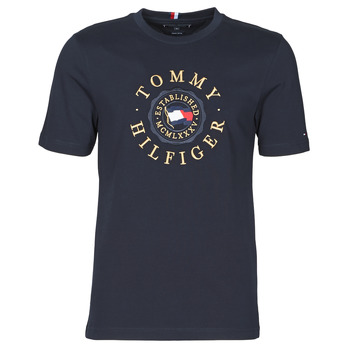 Clothing Men Short-sleeved t-shirts Tommy Hilfiger ICON COIN TEE Marine