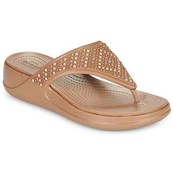 Crocs  CROCS MONTEREY SHIMMER WGFPW  women's Flip flops / Sandals (Shoes) in Brown