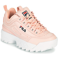 Shoes Girl Low top trainers Fila DISRUPTOR KIDS Pink