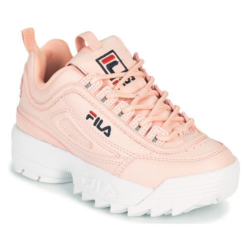 Shoes Girl Low top trainers Fila DISRUPTOR KIDS Pink