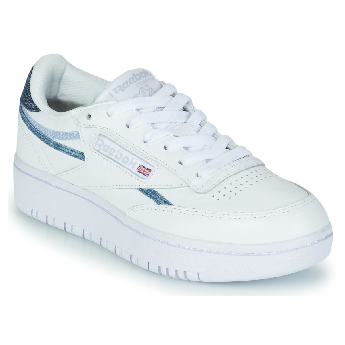 Shoes Women Low top trainers Reebok Classic CLUB C DOUBLE White / Blue