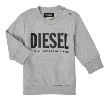 Clothing Children Sweaters Diesel SCREWDIVISION LOGOB Grey
