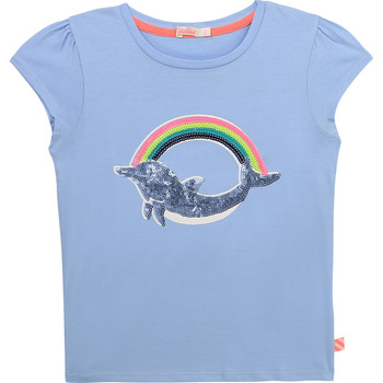 Clothing Girl Short-sleeved t-shirts Billieblush U15875-798 Blue