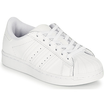Shoes Children Low top trainers adidas Originals SUPERSTAR C White
