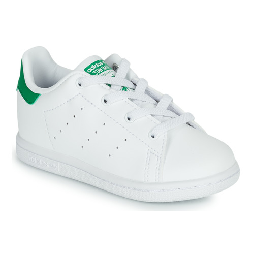 Shoes Children Low top trainers adidas Originals STAN SMITH EL I SUSTAINABLE White / Green