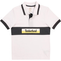 Clothing Boy Short-sleeved polo shirts Timberland DOTTO White