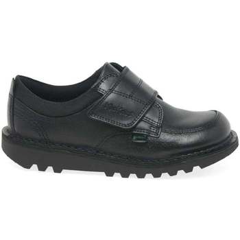 Kickers Kick Scuff Lo Boys Junior School Shoes Black