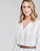 Clothing Women Long Dresses MICHAEL Michael Kors ROPE STRIPES HEMP DS White