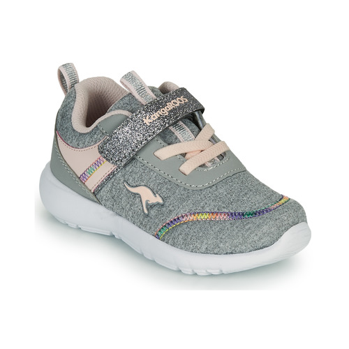 Shoes Girl Low top trainers Kangaroos KY-CHUMMY EV Grey / Pink