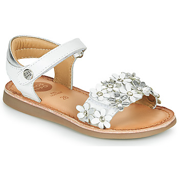 Shoes Girl Sandals Gioseppo MAZARA White / Silver
