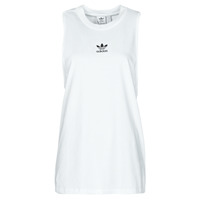 Clothing Women Tops / Sleeveless T-shirts adidas Originals TANK White