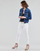 Clothing Women 5-pocket trousers Le Temps des Cerises EZRA White