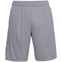 Clothing Women Cropped trousers Under Armour Tech Graphic Short Grey