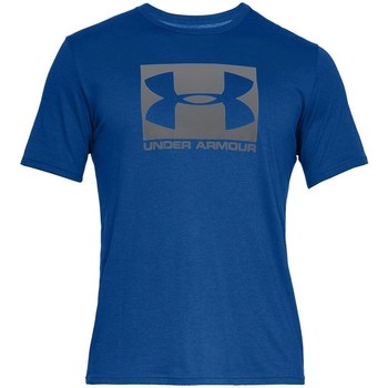 Clothing Men Short-sleeved t-shirts Under Armour Boxed Sportstyle Blue