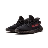 Shoes Low top trainers adidas Originals Yeezy Boost V2 Bred Core Black/Core Black-Red