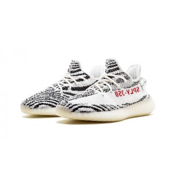 Shoes Low top trainers adidas Originals Yeezy Boost 350 V2 Zebra Ftwr White/Core Black/Red