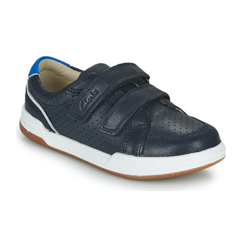 Shoes Boy Low top trainers Clarks FAWN SOLO K Marine
