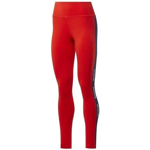 Clothing Women Trousers Reebok Sport TE Linear Logo CT L Red