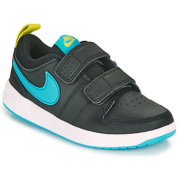 Shoes Boy Low top trainers Nike PICO 5 PS Black / Blue