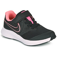 Shoes Girl Multisport shoes Nike STAR RUNNER 2 PS Black / Pink