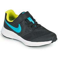 Shoes Boy Multisport shoes Nike STAR RUNNER 2 PS Black / Blue
