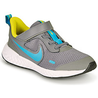 Shoes Boy Multisport shoes Nike REVOLUTION 5 PS Grey / Blue