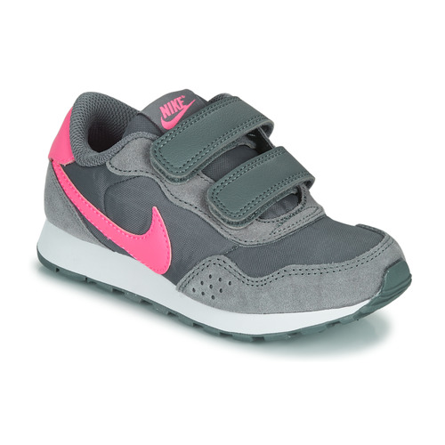 Shoes Girl Low top trainers Nike MD VALIANT PS Grey / Pink