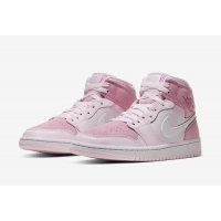 Shoes Low top trainers Nike Air Jordan 1 Mid WMNS “Digital Pink”  Digital Pink/White-Pink Foam-Sail
