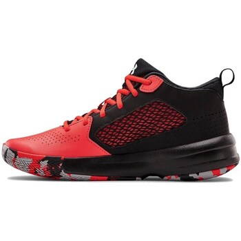 Shoes Men Basketball shoes Under Armour Lockdown 5 Red, Black