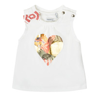 Clothing Girl Tops / Sleeveless T-shirts Ikks XS10030-19 White