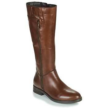 Betty London  JANKA  women's High Boots in Brown. Sizes available:3.5,4,5,6,6.5,7,8