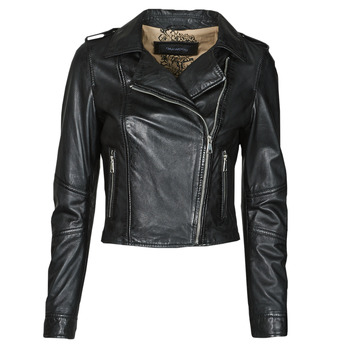 Clothing Women Leather jackets / Imitation leather Oakwood ALIZEE Black