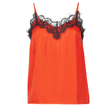 Clothing Women Tops / Sleeveless T-shirts Les Petites Bombes AMY Orange
