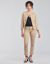 Clothing Women 5-pocket trousers Liu Jo IDEAL Beige