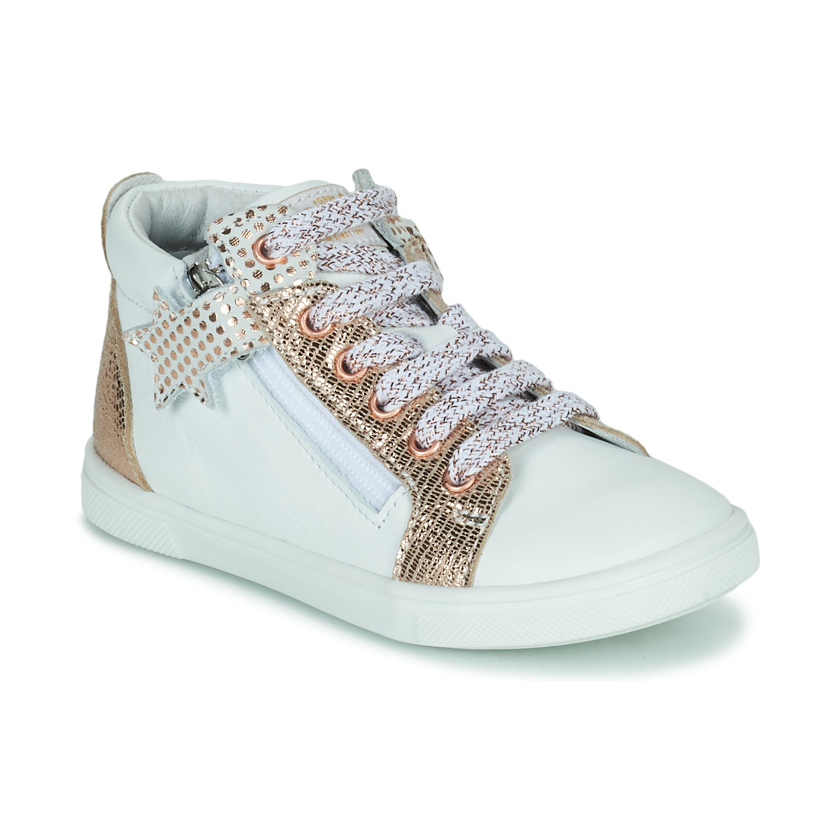 Shoes Girl Hi top trainers GBB VALA White