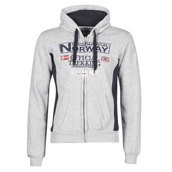 Geographical Norway  GAFONT  men's Sweatshirt in Grey. Sizes available:S,L