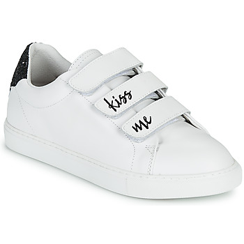Bons baisers de Paname  EDITH KISS ME  women's Shoes (Trainers) in White