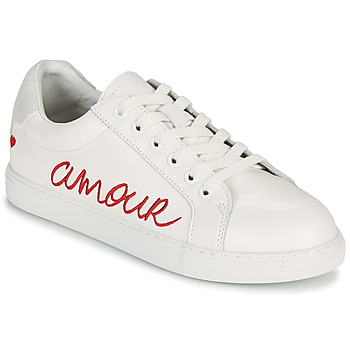 Bons baisers de Paname  SIMONE AMOUR  women's Shoes (Trainers) in White