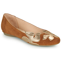 Shoes Women Flat shoes Betty London ERUNE Camel / Gold