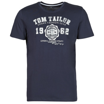 Clothing Men Short-sleeved t-shirts Tom Tailor 1008637-10690 Marine