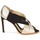 Shoes Women Heels Moschino MINEK Black / Gold