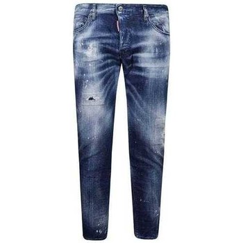 Clothing Men Slim jeans Dsquared S74LB0798S30342_470stonewash blue