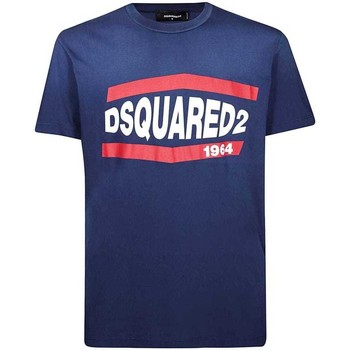 Clothing Men Short-sleeved t-shirts Dsquared S74GD0639S21600_470blue blue