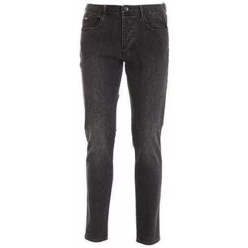 Clothing Men Slim jeans Emporio Armani 6H1J111DHDZ_0006charcoal Grey