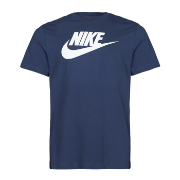 Clothing Men Short-sleeved t-shirts Nike NSTEE ICON FUTURA Marine / White