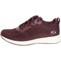 Shoes Women Low top trainers Skechers Bobs Squad Total Glam Burgundy