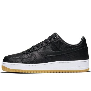 Shoes Low top trainers Nike Air Force 1 Low x CLOT x Fragment Black Black / University Red – White