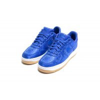 Shoes Low top trainers Nike Air Force 1 Low x CLOT Silk Blue Game Royal/White-Gum Light Brown
