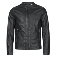 Clothing Men Leather jackets / Imitation leather Jack & Jones JJEWARNER Black