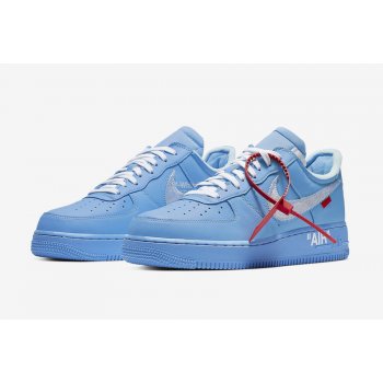 Shoes Low top trainers Nike Air Force 1 Low MCA University Blue/White-University Red-Metallic Silver